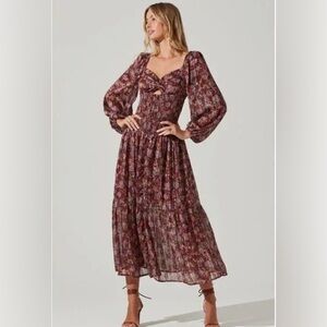 NWT ASTR Arlette maxi dress